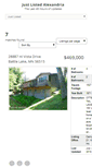 Mobile Screenshot of justlistedalexandria.com
